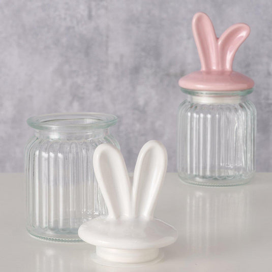 Boltze home voorraadpot oren haas 260ml