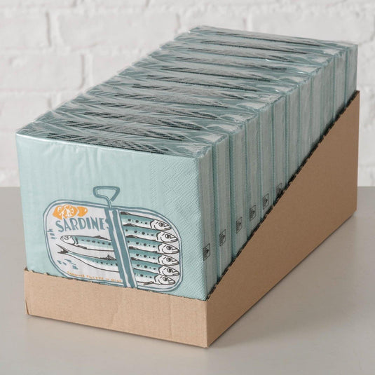 Boltze home servetten sardine 16,5x3cm