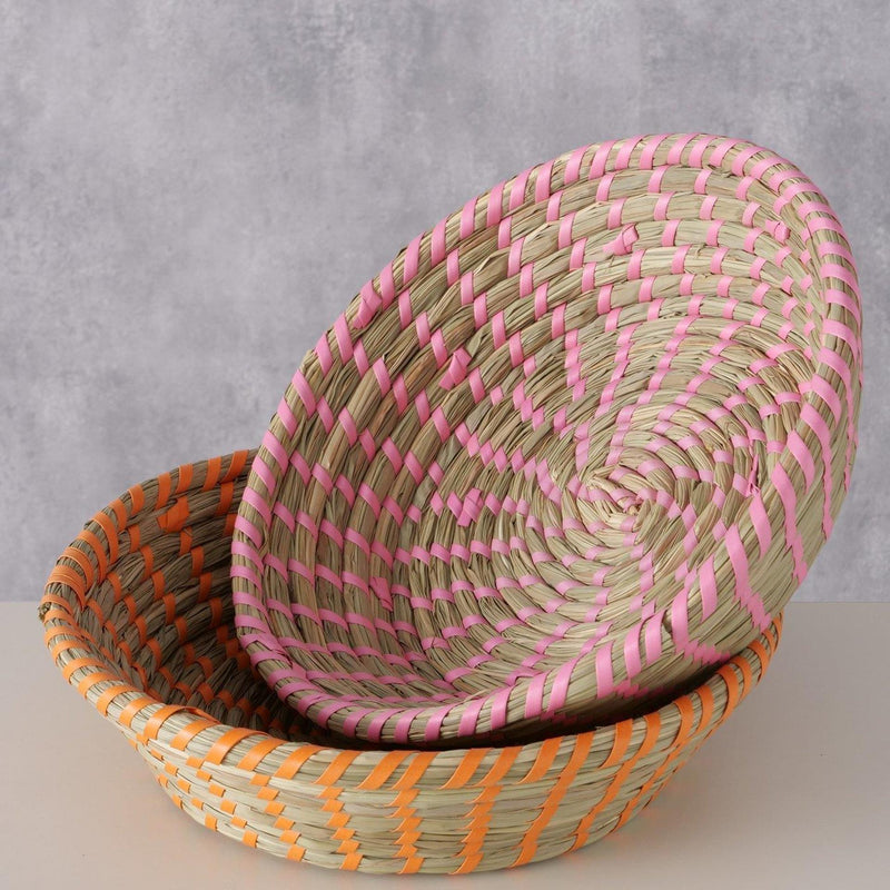 Afbeelding laden in galerijviewer, Boltze home mandje alia 25x25x6,5cm 2 assorti
