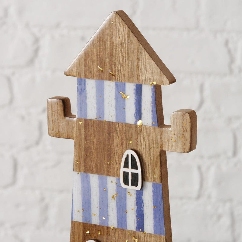 Afbeelding laden in galerijviewer, Boltze home decoratieve standaard vuurtoren konnie 12x5x31cm 2 assorti
