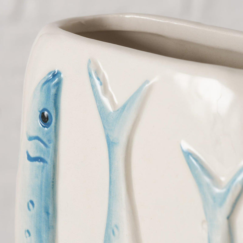 Afbeelding laden in galerijviewer, Boltze home vaas sardine 12,5x5x16cm
