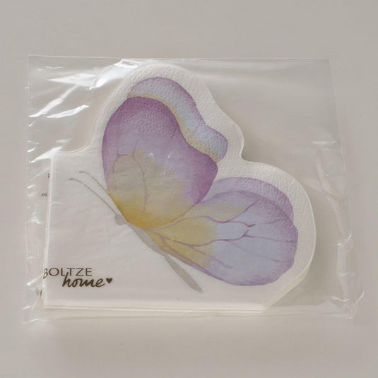Boltze home servetten fantasy vlinder 16x15x1cm