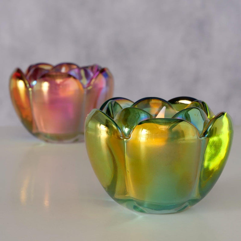 Afbeelding laden in galerijviewer, Boltze home theelichthouder colly ø8,3xh6,1cm 2 assorti
