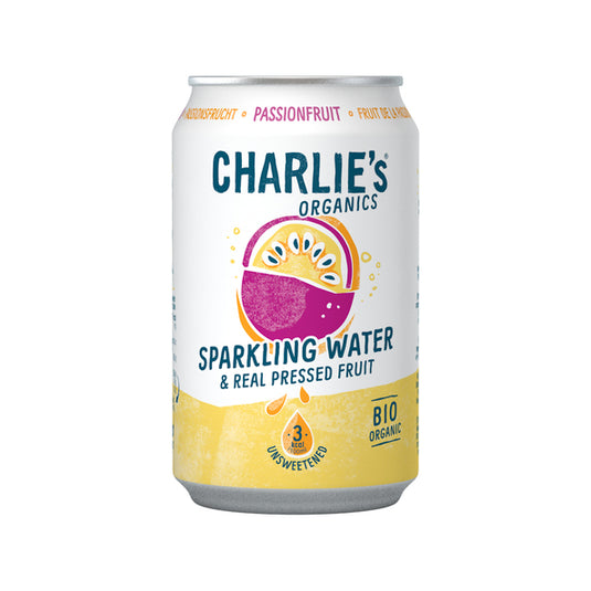 Charlie's charlie’s organic sparkling water passionfruit bio (12x 33 cl)