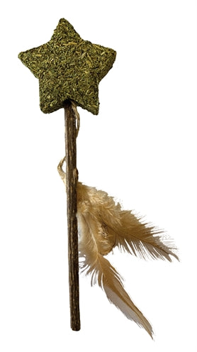 Afbeelding laden in galerijviewer, Croci Euphoria stick catnip ster met veren
