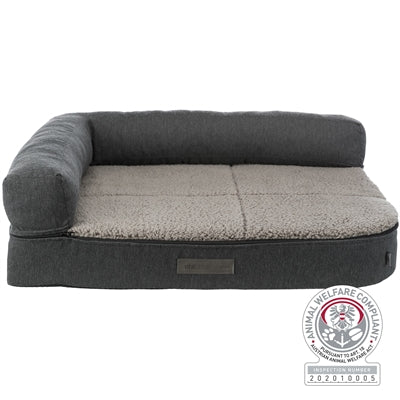 Afbeelding laden in galerijviewer, Trixie Vital hondenmand sofa bendson orthopedisch grijs
