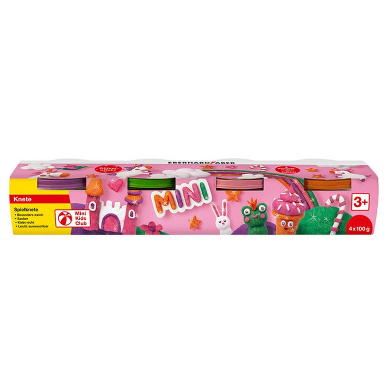 Afbeelding laden in galerijviewer, Eberhard faber kinderklei - glitter - 4x in beker - 140 gram - ef-572511

