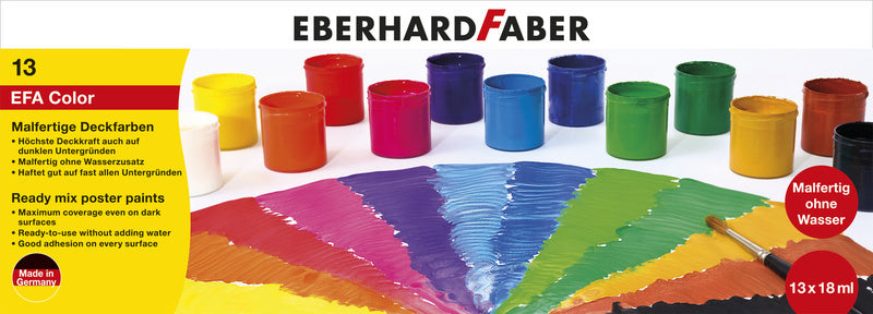 Afbeelding laden in galerijviewer, Eberhard faber verfset - kant-en-klaar - 13 kleuren - ef-575613
