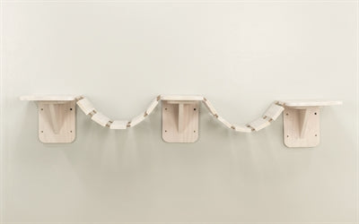 Trixie klim klauterladder wand wit