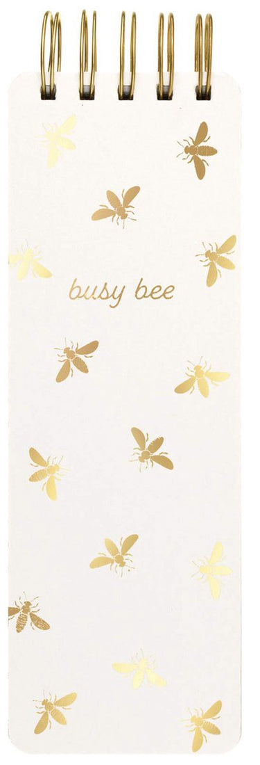 Eccolo notitieblok - spiraal - busy bee - lijn - ca.8x23cm - ec-q601u