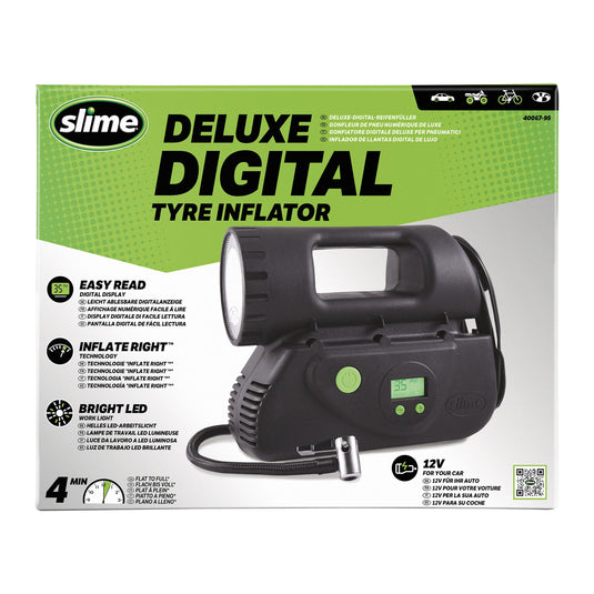 Slime deluxe 12v digitale bandenpomp compressor
