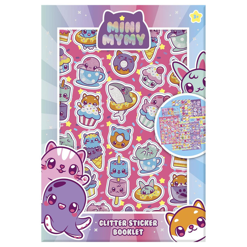 Afbeelding laden in galerijviewer, Mini mymy glitter sticker boeklet a5
