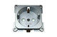 C-line wandcontactdoos camper en caravan 230 volt zilver - verpakt