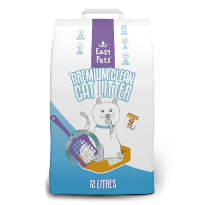 Afbeelding laden in galerijviewer, Easypets premium clean white bentonite kattenbakvulling
