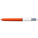 Balpen bic 4 colours intrekbaar