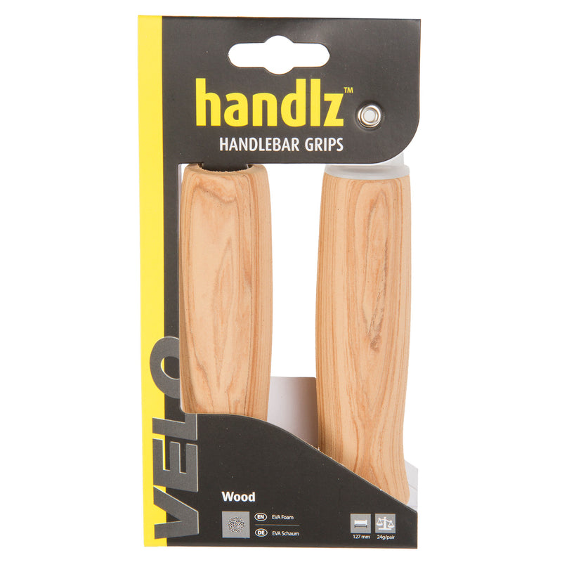 Afbeelding laden in galerijviewer, Velo wood bicycle grips
