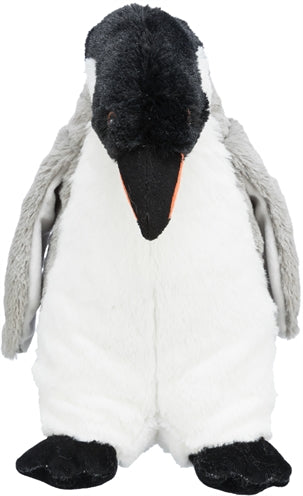 Afbeelding laden in galerijviewer, Trixie Be eco pinguin erin pluche gerecycled zwart wit grijs
