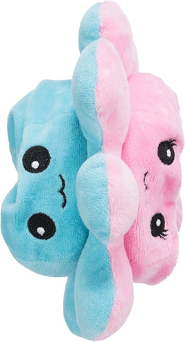 Afbeelding laden in galerijviewer, Trixie octopus omkeerbaar pluche grijs geel
