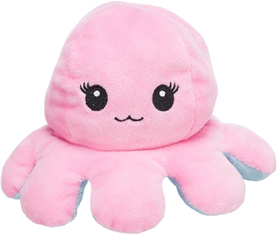 Afbeelding laden in galerijviewer, Trixie octopus omkeerbaar pluche grijs geel

