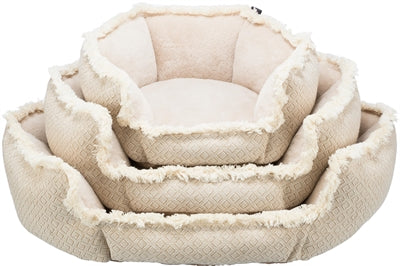 Afbeelding laden in galerijviewer, Trixie hondenmand boho hoekig beige

