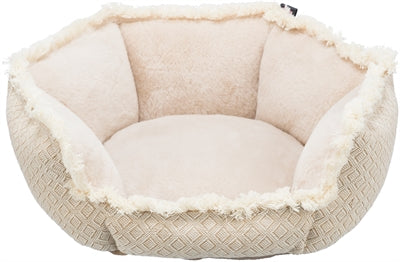 Afbeelding laden in galerijviewer, Trixie Hondenmand boho hoekig beige
