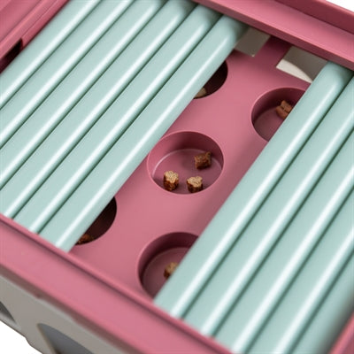 Afbeelding laden in galerijviewer, Trixie cat activity rod box wit bordeaux
