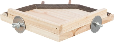 Afbeelding laden in galerijviewer, Trixie landingsplaats met zitstokken hout naturel
