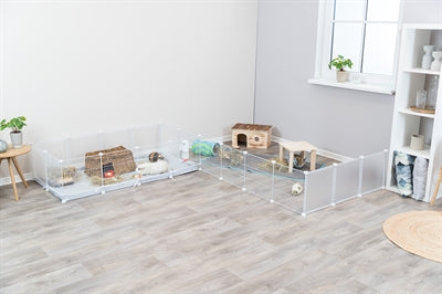 Afbeelding laden in galerijviewer, Trixie indoorren metaal kunststof wit
