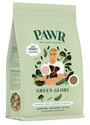 Afbeelding laden in galerijviewer, Pawr Plantaardig green glory broccoli erwten courgette quinoa
