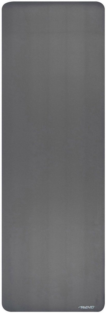 Avento fitness yoga mat nbr - grijs - 183 x 61 x 1.2 cm