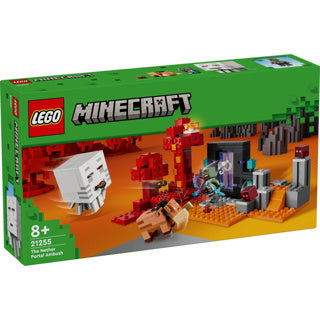 Afbeelding laden in galerijviewer, Lego LEGO Minecraft 21255 Hinderlaag bij het Nether-Portaal
