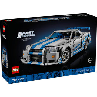 Afbeelding laden in galerijviewer, Lego ® technic 2 fast 2 furious nissan skyline gt-r (r34) auto - 42210

