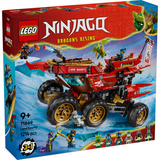 Afbeelding laden in galerijviewer, Lego ninjago land-bounty bouwpakket met truck speelgoed voor kinderen 71869
