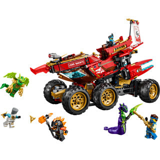 Afbeelding laden in galerijviewer, Lego ninjago land-bounty bouwpakket met truck speelgoed voor kinderen 71869
