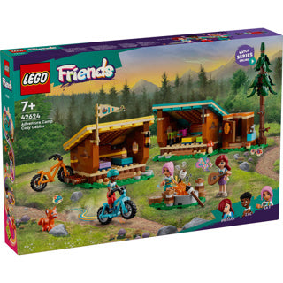 Afbeelding laden in galerijviewer, Lego friends 42624 avonturenkamp knusse boshutten
