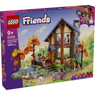 Lego friends gezellige boshut in de herfst speelgoed met dieren figuren en poppetjes 42705