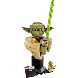 Afbeelding laden in galerijviewer, Lego star wars yoda buste bouwpakket voor volwassenen - 75438

