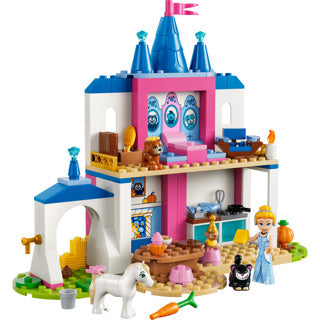 Afbeelding laden in galerijviewer, Lego ® ǀ disney princess assepoesters kasteel met dierenvriendjes - bouwspeelgoed voor kinderen met assepoester en 4 dieren - 43283
