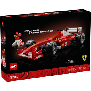 Afbeelding laden in galerijviewer, Lego icons ferrari f2004 en michael schumacher - 11375
