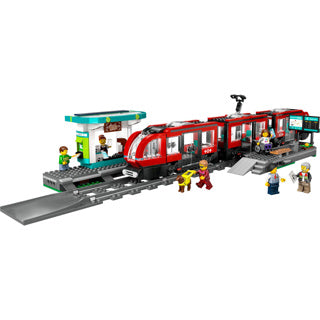 Afbeelding laden in galerijviewer, Lego city stadstram en station - 60423
