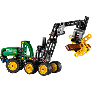 Afbeelding laden in galerijviewer, Lego ® technic john deere 1470h houtoogstmachine - werkende klauw en boomstam - modelbouwspeelgoed - 42218
