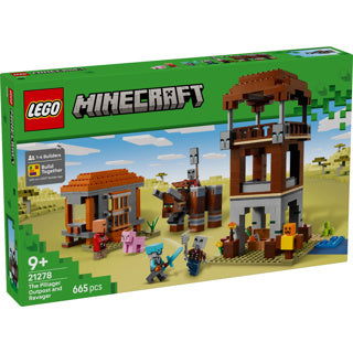 Lego minecraft 21278 de plunderaar buitenpost en verwoester