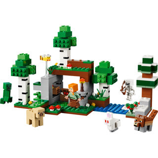 Lego minecraft eerste nacht-avontuur speelgoed voor kinderen en kinderkamer decoratie 21593