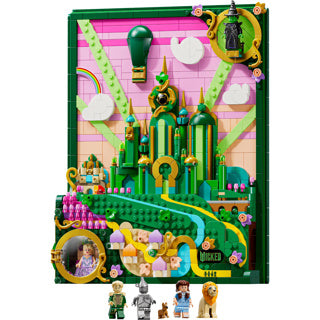 Afbeelding laden in galerijviewer, Lego - emerald city muurkunst - wicked - 75685
