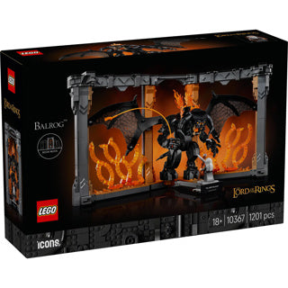 Afbeelding laden in galerijviewer, Lego icons boekensteun: the lord of the rings – balrog set - 10367
