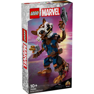 Afbeelding laden in galerijviewer, Lego LEGO Super Heroes 76282 Rocket en Baby Groot
