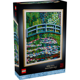 Afbeelding laden in galerijviewer, Lego ® art claude monet – brug over een vijver met waterlelies 31220
