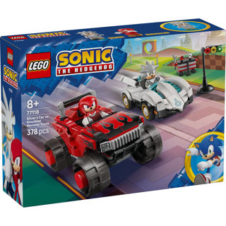 Afbeelding laden in galerijviewer, Lego sonic the hedgehog 77118 silvers auto vs. knuckles' monstertruck
