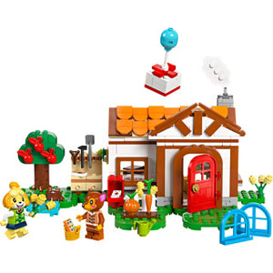 Lego 77049 animal crossing isabelle op visite
