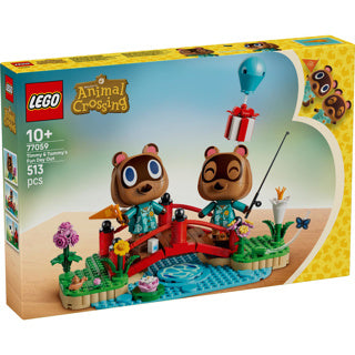 Afbeelding laden in galerijviewer, Lego animal crossing dagje vrij met timmy en tommy game speelgoed voor kinderen 77059
